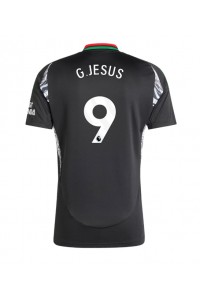 Arsenal Gabriel Jesus #9 Fotballdrakt Borte Klær 2024-25 Korte ermer